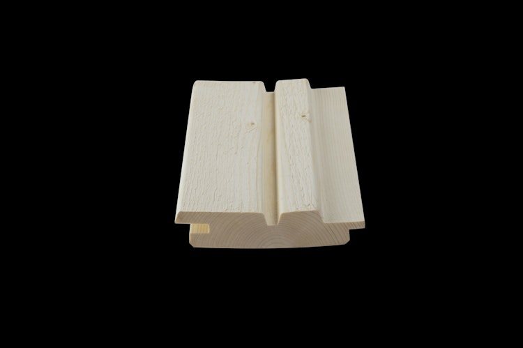 HANDMUSTER mocoPinus Fassade PINUFLEX mit Nut asymetrisch 27 x 119 mm Nordische Fichte