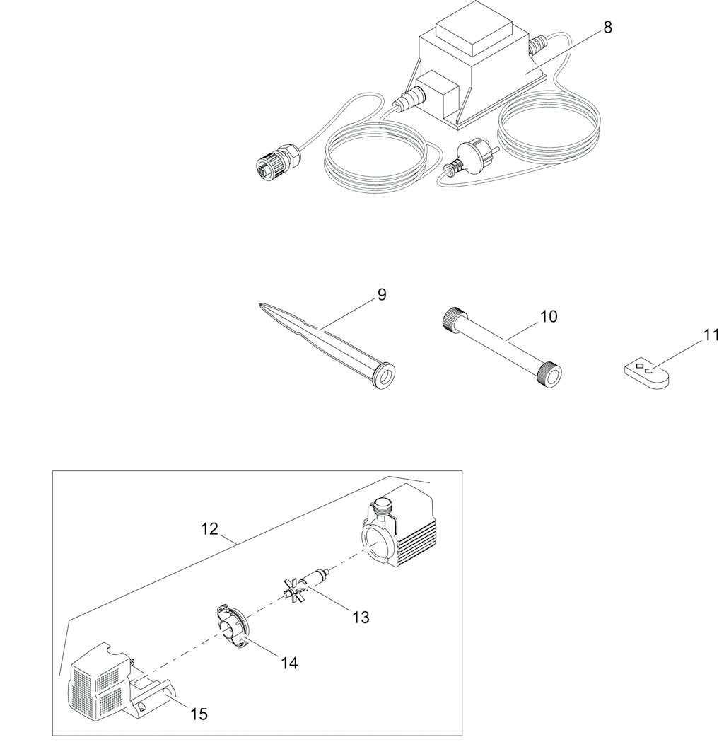 Explosionszeichnung Ersatzteile