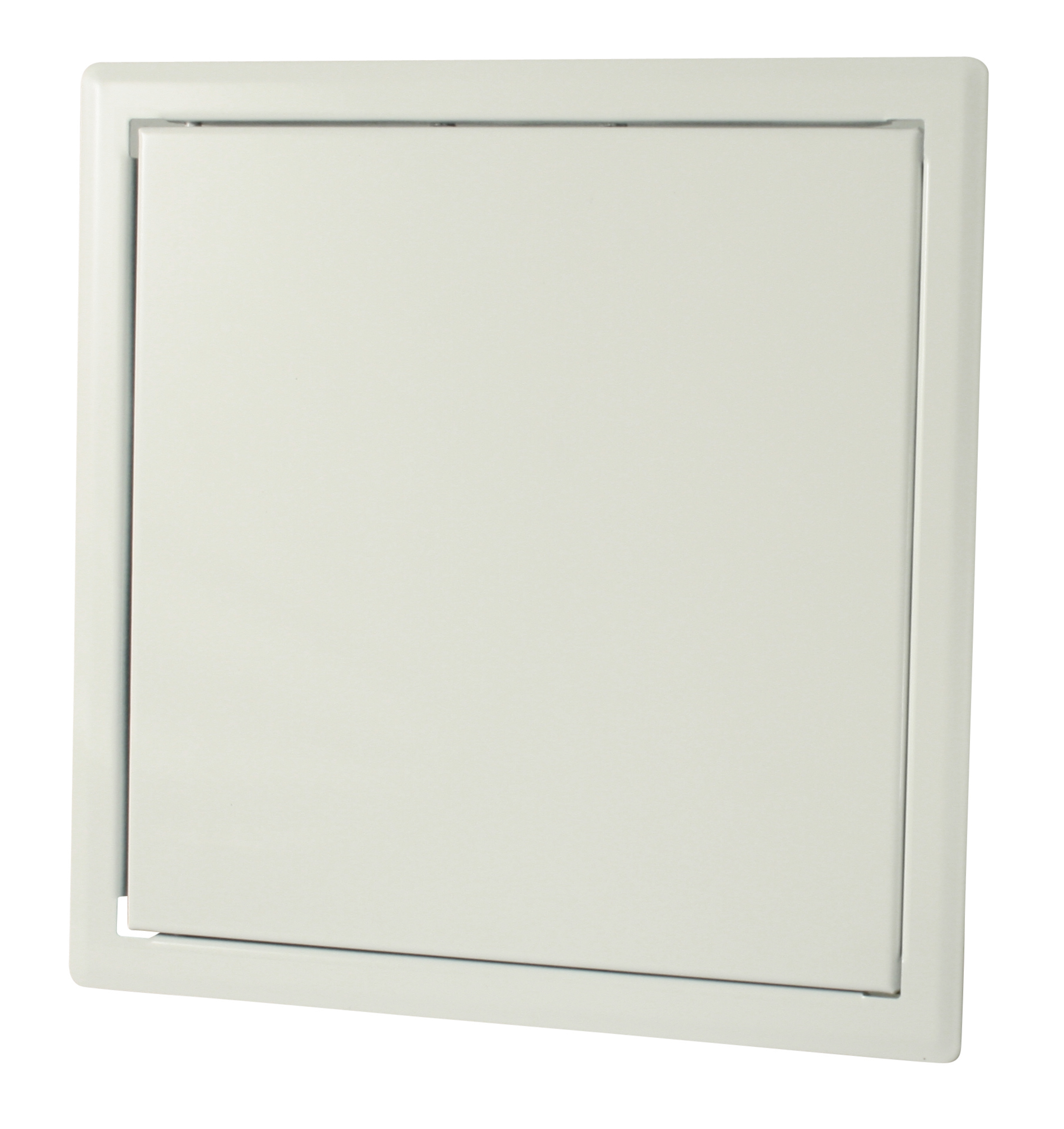 Marley Revisionstür weiß beschichtet, Schnappverschluss - 4-teiliger Rahmen versch. Größen