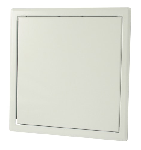 Marley Revisionstür weiß beschichtet, Schnappverschluss - 4-teiliger Rahmen versch. Größen