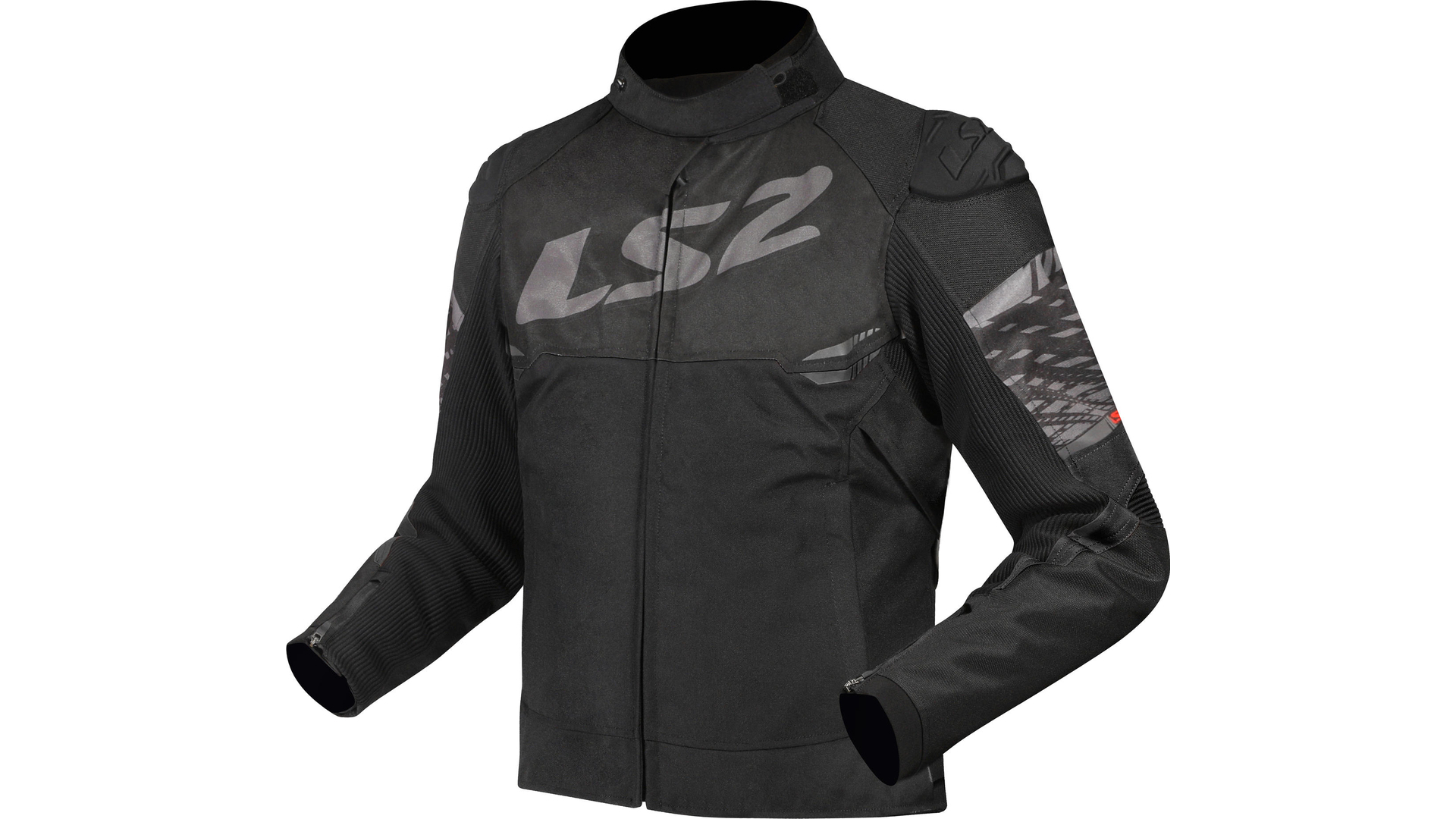 LS2 Apex Jacke Schwarz / Grau Damen Gr.xxl