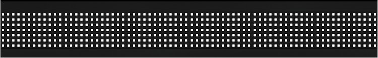 OSMO ALU Dekor Quadrat 19x277, 184cm Alu Anthrazit
