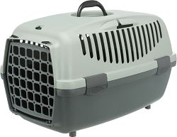 TRIXIE Transportbox Capri 1, recycelt, XS: 32 × 31 × 48 cm, anthrazit/grau-grün
