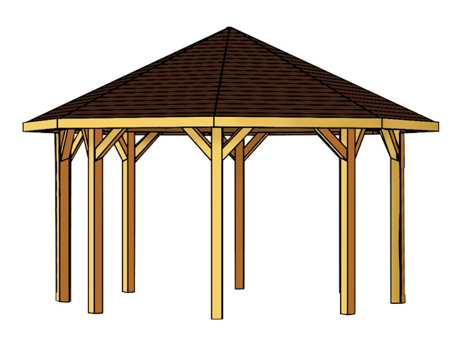Skan Holz Pavillon Nice