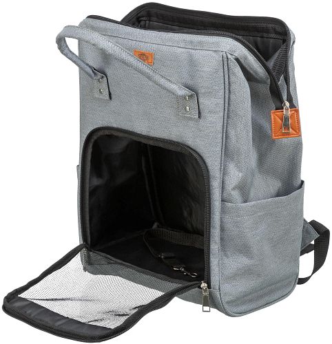 TRIXIE Rucksack Ava, 32 × 42 × 20 cm, grau