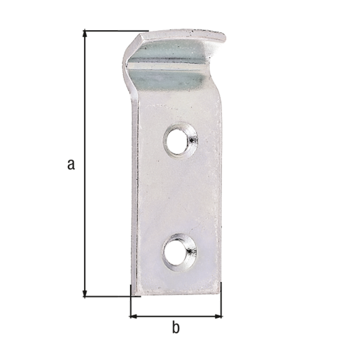 Alberts® Schließhaken für Kistenverschlüsse, gekröpft, galvanisch verzinkt dickschichtpassiviert