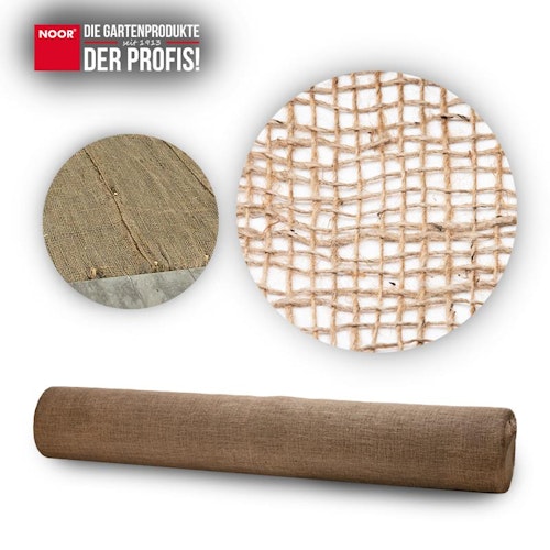 NOOR Erosionsschutzmatte Jute Netz 1,22x50m 250 g/m²