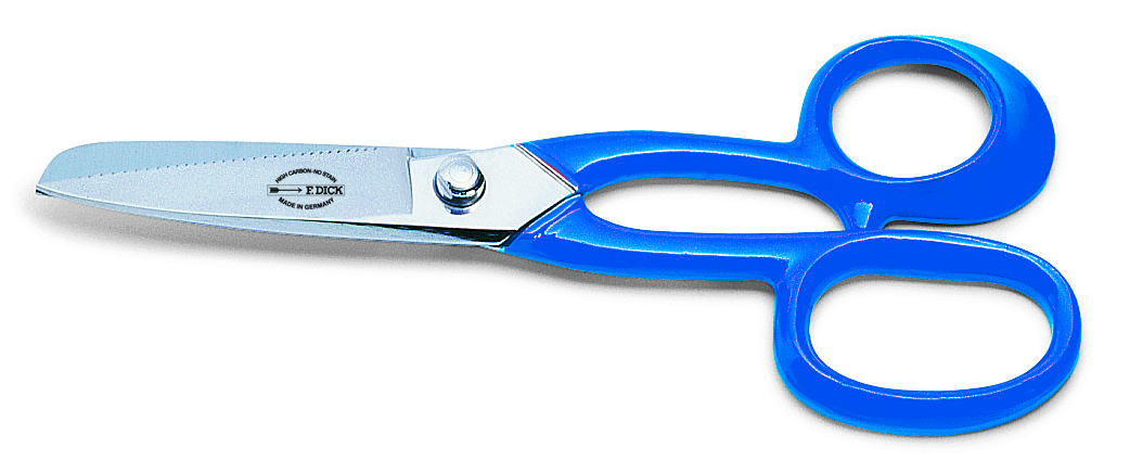 DICK Flossenschere Blätter vernickelt