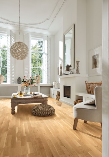 MEISTER Parkettboden MeisterParkett. longlife PC 200 2400 x 200 x 13 mm 9036 Eiche lebhaft pure gebürstet ultramattlackiert