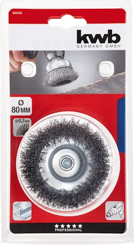 kwb Topfbürste grob 75mm schwer SB 602430