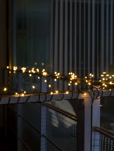 Konstsmide Weihnachtsbeleuchtung  Micro LED Lichterkette gefrostet 120 Dioden