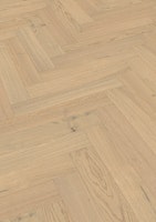 MEISTER Lindura-Holzboden HS 500 Fischgrätformat Eiche classic cremeweiß gebürstet 20231 - ultramattlackiert