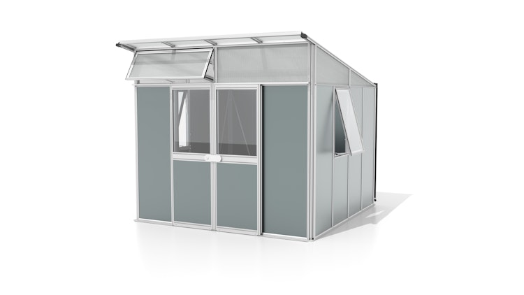 Vitavia Gerätehaus auf Gewächshausbasis Kosmos 7800/11500