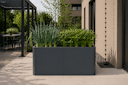 Vorschaubild Premium Hochbeet aus Stahl anthrazit 120 x 80 x 75 cm