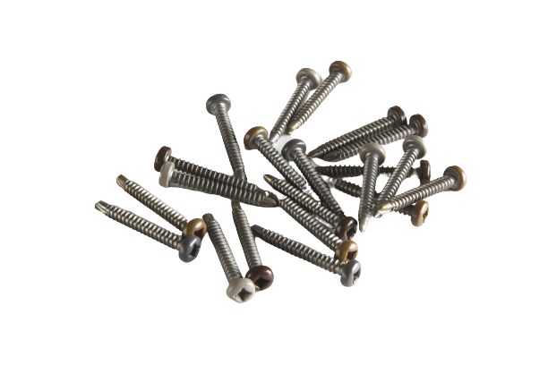 Fiberdeck Schraube WEO Cladding Ebony black 4,2x38mm Torx Edelstahl AISI304 100 St/Set + Bit