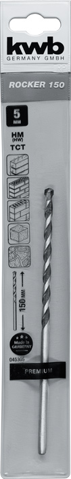 kwb ROCKER+ Boh LG  5x150mm SB PRE 45305