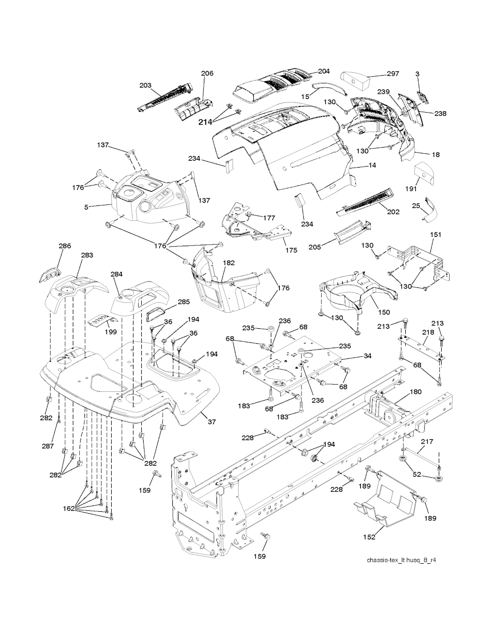 Explosionszeichnung Ersatzteile