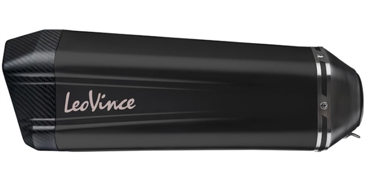 LeoVince SLIP-ON Edelstahl SBK LV-12 Schwarz für SUZUKI V-STROM 1050 ABS/XT
