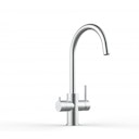 Vorschaubild 5 Wege Wasserhahn Küchenarmatur, Edelstahl Massiv mit 360° schwenkbarem U-Auslauf, Gebürstet