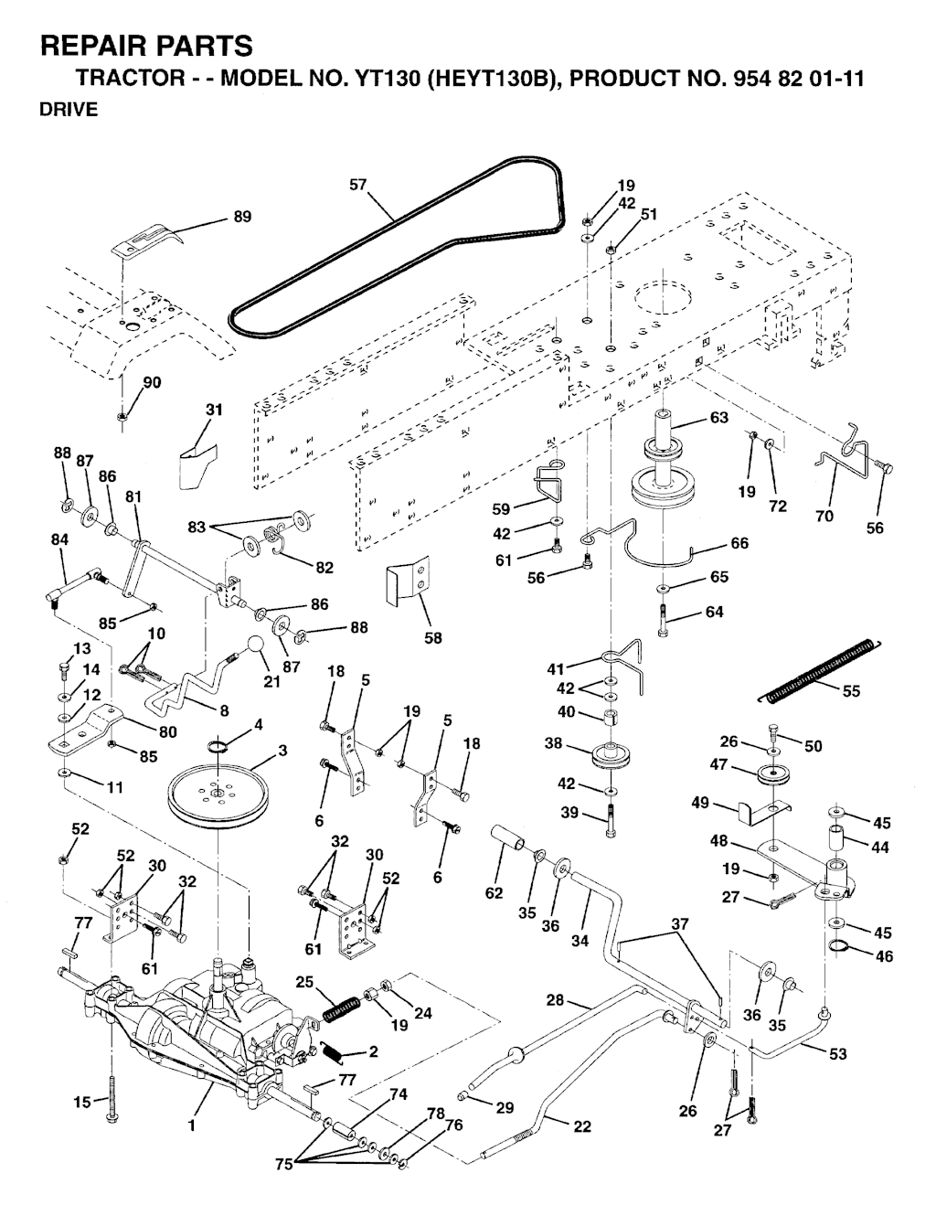 Explosionszeichnung Ersatzteile