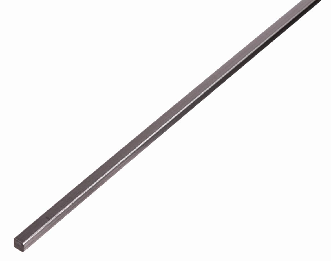 Alberts® Vierkantstange, Stahl roh, versch. Größen-1 m-12 x 12 mm