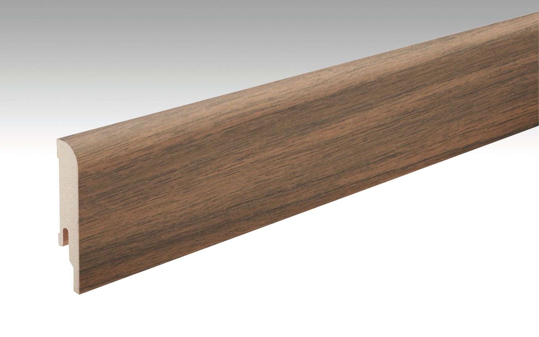 MEISTER Fussleiste Profil 5 PK  Nussbaum Amore 6389 - 2380 mm