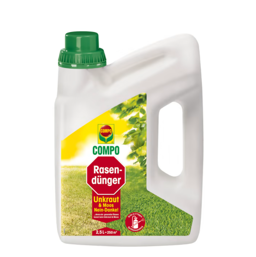 COMPO Rasendünger Unkraut & Moos Nein danke! 2,5l für 250 m²