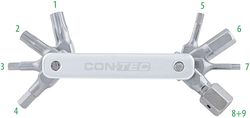 CONTEC Multifunktionswerkzeug TFR - Buster 9 silber