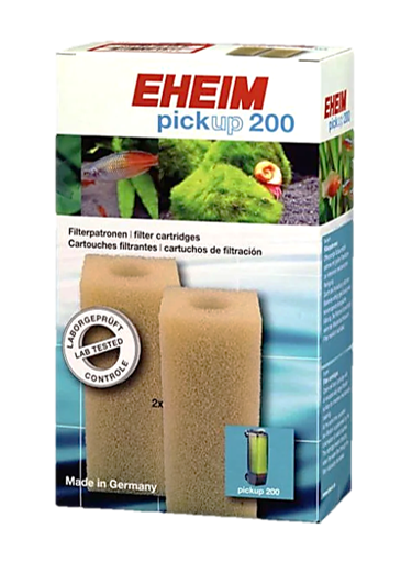 EHEIM Aquarien Filterpatrone für Filter 2012 und pickup 200 2 Stück