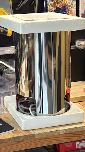 B-Ware Karibu Saunaofen 3,6 kW Plug & Play finnisch mit externer Steuerung Easy schwarz 