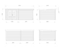 Vorschaubild Palmako Gartenhaus Ella 6,9 + 8,2 m² - 28 mm