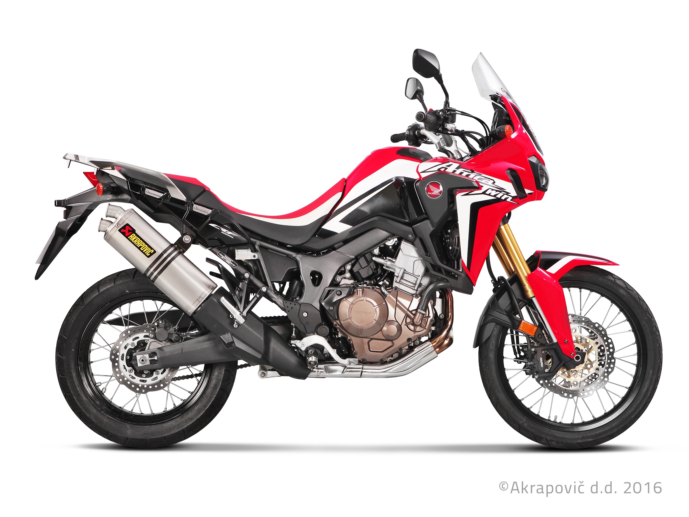 Akrapovič Slip-On Line (Titanium) CRF1000L AFRICA TWIN/Adventure 2016-19 [S-H10SO22-HWT]