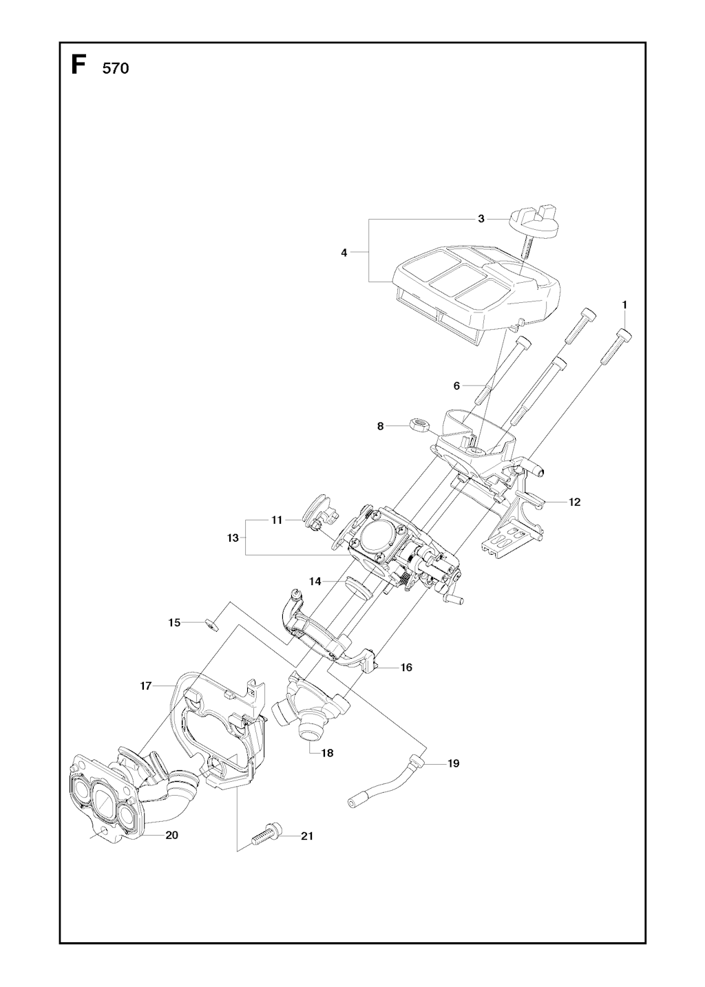 Explosionszeichnung Ersatzteile