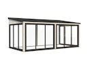 Vorschaubild Palmako Glashaus Lumi 16,2 m² (Wintergartenanbau) - Slide Plus