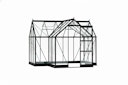 Vorschaubild Halls Gewächshaus Icon Gartenhaus - 8,6 m² / 13 m² inkl. gratis Fundament/Fallrohr