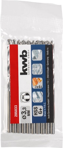 kwb HSS-G Boh 3,3mm LS PRE 205033