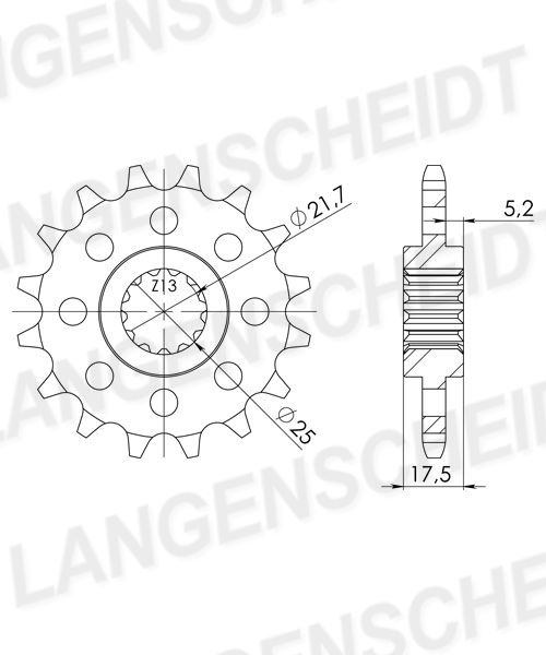 Supersprox Ritzel 525 16Z