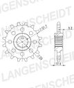 Vorschaubild Supersprox Ritzel 525 16Z