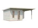 Vorschaubild Palmako Premium Gartenhaus Grace 8,1 m² inkl. 8,1 m² Anbau - 56 mm