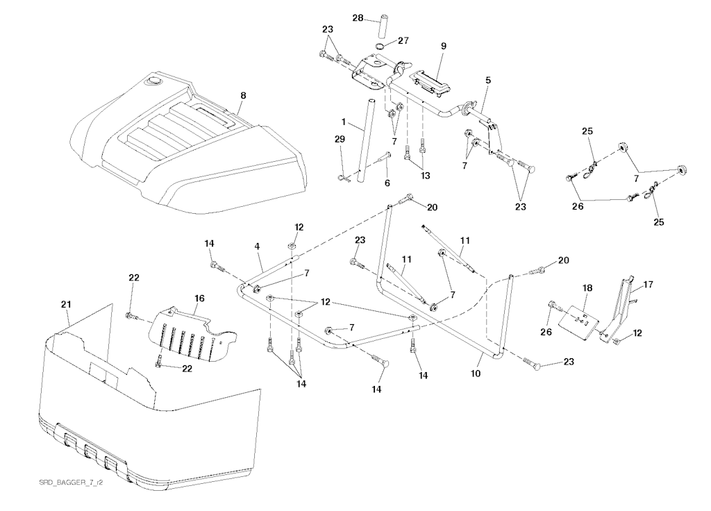 Explosionszeichnung Ersatzteile