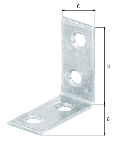 Alberts® Stuhlwinkel, sendzimirverzinkt, TxHxB 30x30x14 mm 