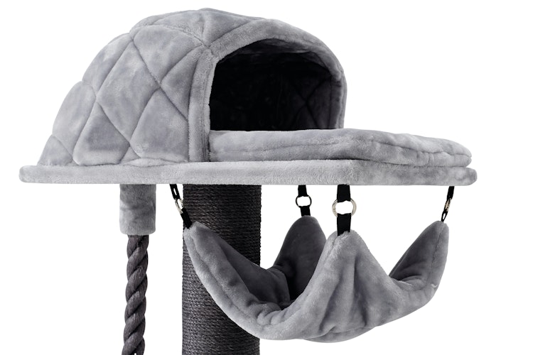 NOBBY Kratzbaum "RAMI XL" grau; 45 x 45 x 115 cm