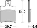 Vorschaubild SBS Scooterbelag 114HF Street Ceramic
