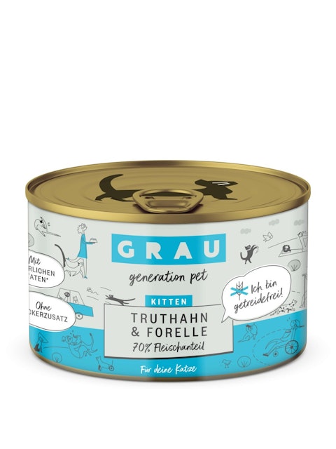 grau Katze 200 Gramm KatzennassfutterVorschaubild