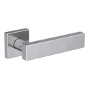 Vorschaubild Griffwerk Türgriff CARLA SQUARE Klippgarnitur- Edelstahl matt