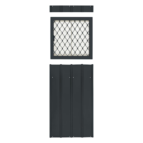 Globel Seitenfenster 62x62 cm, anthrazit, für Skillion, Lean To, Dream