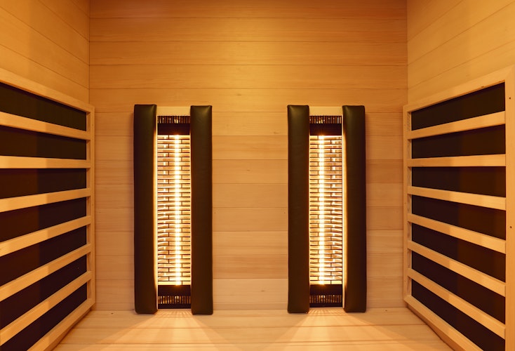 VITALhome Infrarotkabine Moonlight 140 inkl. 5-teiligem gratis Zubehörset