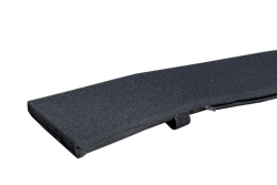 GWW kurzes Rückenpolster für Bierzeltbank 116 x 15 x 2 cm, 100 % Baumwolle Schwarz - Auslaufartikel