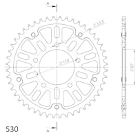 Supersprox Stealth-Kettenrad 530 47Z (Gold)