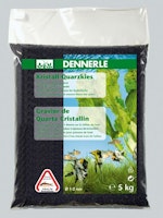 DENNERLE Kristall-Quarzkies diamantschwarz 1-2 mm (5 kg)